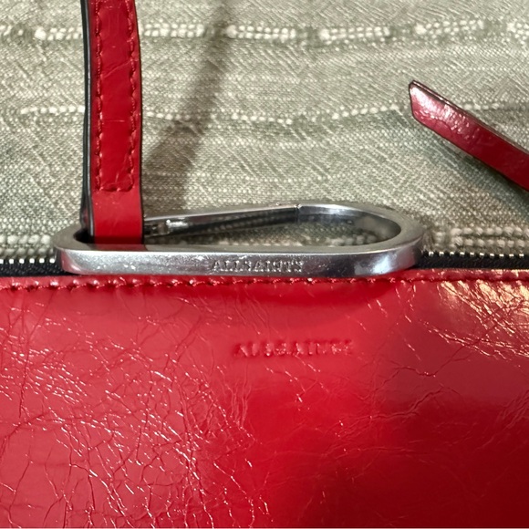 AllSaints ODETTE LEATHER EAST WEST TOTE BAG - Picture 9 of 9